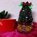 Christmas tree pin cushion